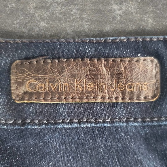 Calvin Klein Women's Curvy Boot Jeans Size 32/14 - Picture 6 of 13